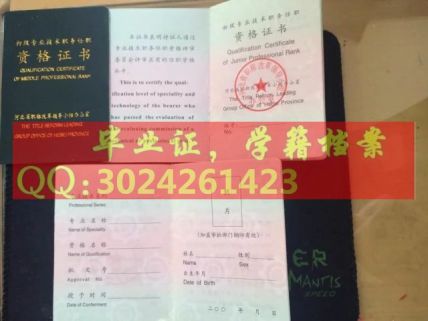 河北省老版初级资格证书职称证书
