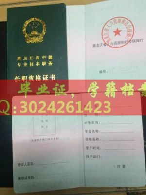 黑龙江省新版中级资格证书职称证书