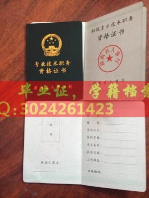 湖南省老版初级资格证书职称证书样本